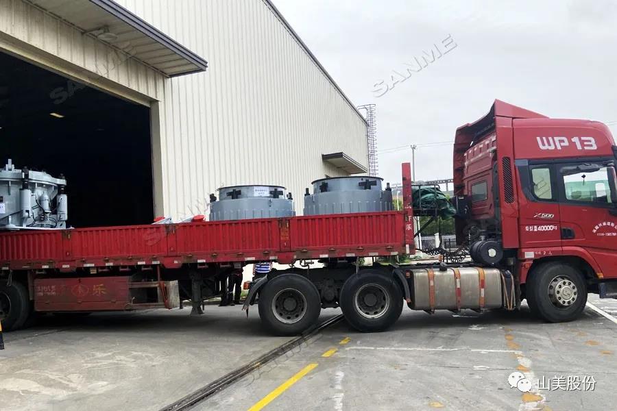 發(fā)貨季｜山美股份高性能破碎篩分裝備發(fā)往江西，助力當(dāng)?shù)鼗?xiàng)目建設(shè)及建筑固廢資源化