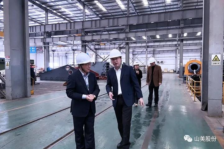 快訊｜上海市奉賢區(qū)青村鎮(zhèn)鎮(zhèn)長等領(lǐng)導蒞臨山美考察指導工作