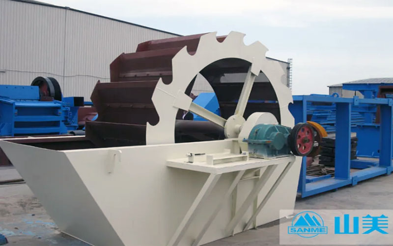 高效輪式洗砂機(jī)，洗凈度高，產(chǎn)量大！